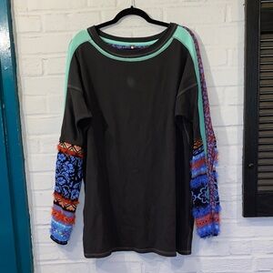 Free PeopleWaffle Knit Sweater XL